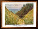 Road At La Cavee Print by Claude Monet