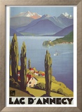 Lac d'Annecy Affiches par Roger Broders