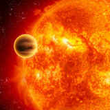 Gas-Giant Exoplanet Transiting Across the Face of Its Star Lámina fotográfica por Stocktrek Images