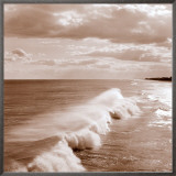 Surf Framed Canvas Print by Michael Kahn