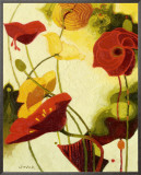 Tres Vignes IV Framed Canvas Print by Shirley Novak Tres Vignes IV Framed Canvas Print by Shirley Novak
