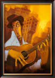 El Guitarrista Poster by Justin Bua