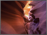 Antelope Canyon, Page, Arizona, USA Framed Canvas Print by Lee Frost