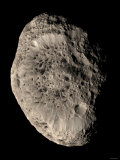 True Color Mosaic of Saturn's Impact-Pummeled Moon Hyperion Photographic Print by Stocktrek Images 