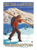 Ski the Cascades, Cascade Mountains, Washington Photo