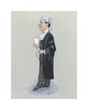 The Barrister Reproduction procédé giclée Premium par Simon Dyer