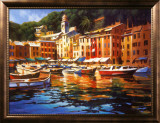 Portofino Colors Print by Michael O'Toole