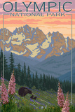 Spring Flowers, Olympic National Park Print