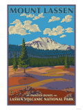Painted Dunes Scene, Mount Lassen, California Art