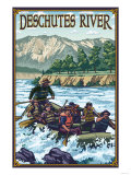 Deschutes River Rafting, Bend, Oregon Posters