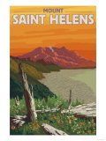Scenic Mount St. Helens, Washington Prints