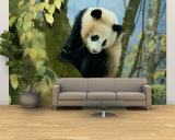 Juvenile Giant Panda Wall Mural – Large par Lu Zhi