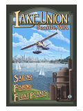 Lake Union Float Plane, Seattle, Washington Affiches