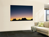 Sunset Silhouetting the Desert Landscape Reproduction murale géante par Rich Reid