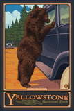 Don't Feed the Bears, Yellowstone National Park, Wyoming - Poster Don't Feed the Bears, Yellowstone National Park, Wyoming - Poster