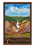 Artist Point, Yellowstone National Park, Wyoming Prints