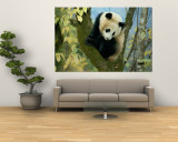 Juvenile Giant Panda Wandgemälde von Lu Zhi