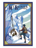 Mt. Rainier Ice Climbers, Washington Art