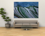 Rice Terraces in the Mountains of Long Ji, Guangxi, China Mural