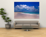 Pink Sand Beach, Harbour Island, Bahamas Reproduction murale géante par Greg Johnston