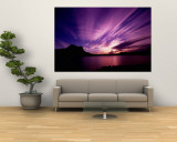 Sunset Over Lake, Lake Powell, U.S.A. Reproduction murale géante par Curtis Martin
