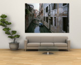 View of a Canal in a Quiet Residential Section of Venice Wall Mural