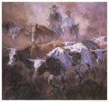 Rising Sun n' Dust Plakat av Suzanne Baker