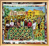Sunflower Quilting Bee at Arles Prints by Faith Ringgold