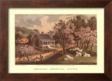 American Homestead Spring Posters by Currier & Ives 