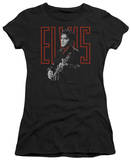 Women's: Elvis - Red Guitarman T-shirts