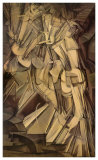 Nude Descending a Staircase, No. 2, 1912 Poster af Marcel Duchamp Nude Descending a Staircase, No. 2, 1912 Poster af Marcel Duchamp