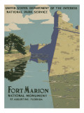 Fort Marion National Monument, St. Augustine, Florida, c.1938 Kunstdrucke