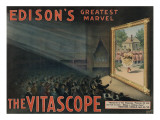 Edison's Greatest Marvel: The Vitascope, c.1896 Posters