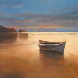 Boat on Beach Posters by T. C. Chiu