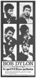 Bob Dylan at the Q.E. Theatre, Vancouver, 1965 Print van Bob Masse