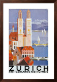 Zurich Metropolis Poster by Otto Baumberger