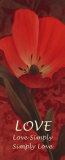 Love Simply, Simply Love Poster by T. C. Chiu