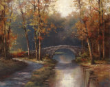 Path to Stone Bridge Poster von T. C. Chiu