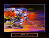 Goals: Hockey Prints by Bill Hall