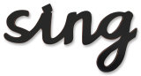 Sing Placa de madeira