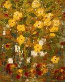 Yellow Bouquet Print by Zivana Gojanovic