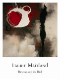 Resonance in Red Kunstdruck von Laurie Maitland
