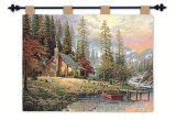 Peaceful Retreat Wall Tapestry by Thomas Kinkade