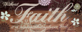 Geloof Houten bord