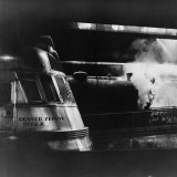 Steam and Diesel Engine at the Union Station, Chicago, c.1943 Billeder af Jack Delano Steam and Diesel Engine at the Union Station, Chicago, c.1943 Billeder af Jack Delano