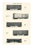 Freight Train Cars Kunst