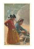 Navajo Silversmith Affiches
