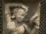 Details of Bas Relief of Orissa Dancers at Sun Temple, Konark, Orissa, India Photographic Print by Keren Su
