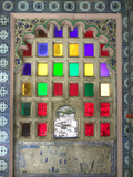 Stained Glasses in City Palace, Udaipur, Rajasthan, India Photographie par Keren Su