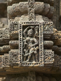 Details of Bas Relief of Orissa Dancers at Sun Temple, Konark, Orissa, India Photographic Print by Keren Su